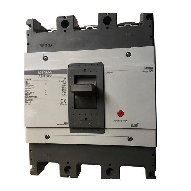 Aptomat LS MCCB ABN803c 3P 630A 45kA